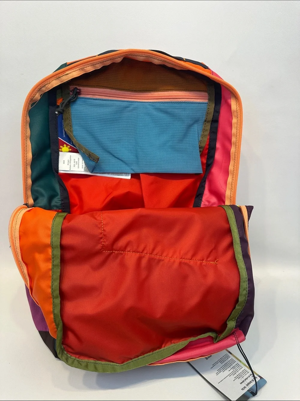 Cotopaxi Batac Del Día 16L Backpack One-of-a-Kind Multicolor Lightweight Daypack